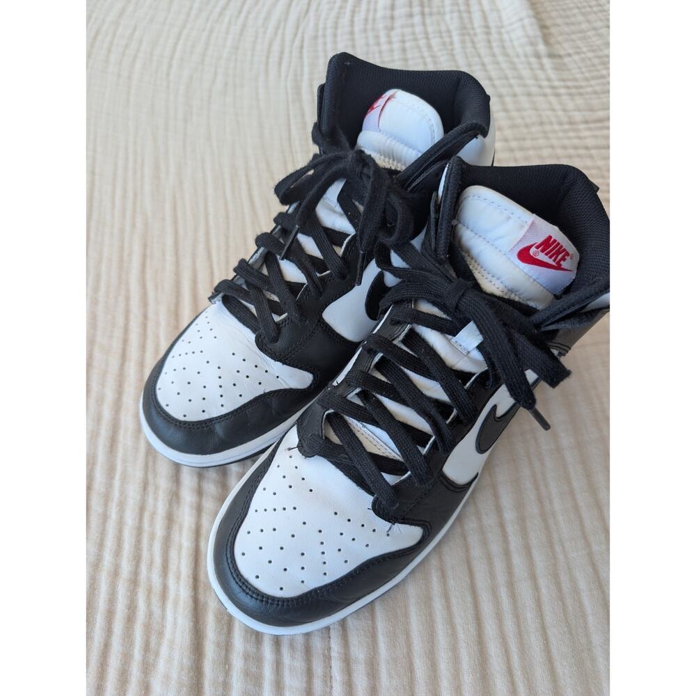 Nike Dunk High Black/White Colorblock High Top Panda DD1869-103 W 9.5/M 8 - Picture 2 of 14